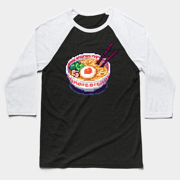 ramen lovers - lovers ramen Baseball T-Shirt by vaporgraphic